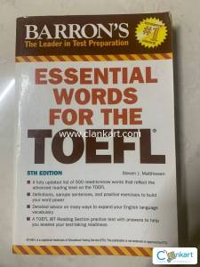 Barrons test preparation TOEFL