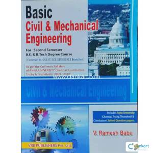Basic Civil & Mechanical Engineering ( For 2nd semester BE/BTech )