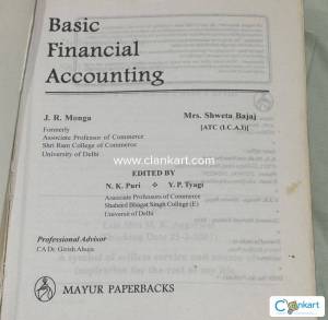 Basic Financial accounting text for sale