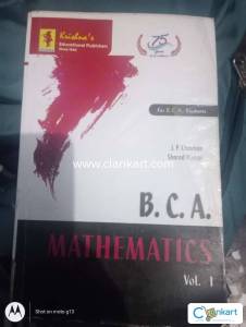 Bca semester 1st books