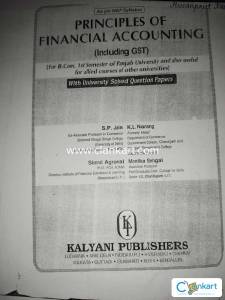 Bcom 1st sem printed books, affordable price, notes in it