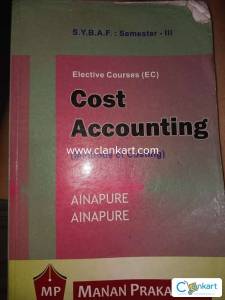B.com Accounting and Finance Cost Accounting book Sem 3