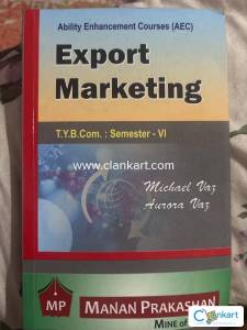 Bcom Export Marketing T.Y book