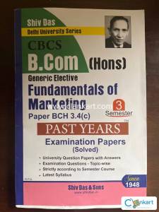 Bcom Hons FUNDAMENTALS OF MARKETING