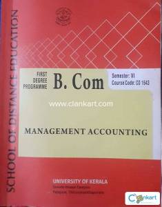 B.com Management Accounting