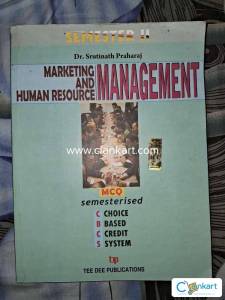 B.com Marketing and HR management book