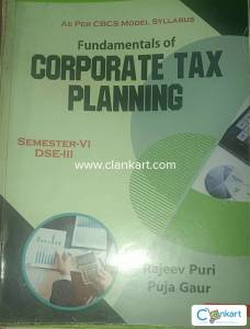 Bcom tax planning book