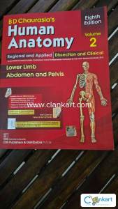 Bd Chaurasia 2nd volume lower limb( with map)8th edit.