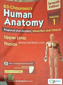 Bd Chaurasia Human Anatomy Upper Limb Thorax volume 1