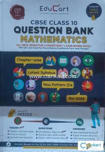 Best MATHS question bank class 10th educart