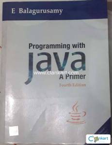Buy 'Programming With Java E Balagurusamy 4th Edition' Book In ...