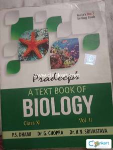 Biology Textbook pradeep class 11vol 2