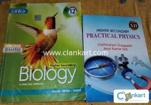 Biology class 12+ physics practical lab book 12