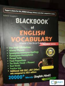 Bkackbook of english vocabulary
