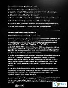 Book-keeping & accountancy for class 12