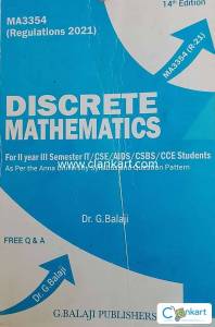 Books for B.E.Computer Science and Engineering