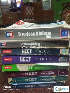 Books for Neet exam preparation from errorless,mtg, arihant brands