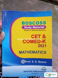 Boscoss study material CET & COMED-K