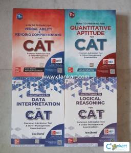 Brand New Arun Sharma CAT 4 Books Set (QA 11e, VARC 11e, DI 8e, LR 7e)