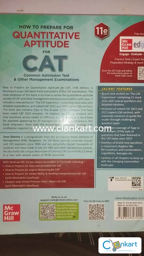 Brand New  Latest 11th Edition  How to Prepare for Quantitative Apti