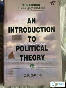 Brand new book on polity.