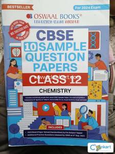Brand new books of OSWAL sample question papers CBSE class 12 for chem