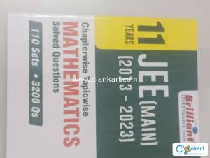 Brilliant JEE Mains 11 solved pyq maths (unused)