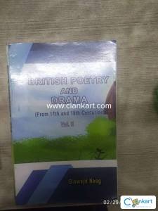 British poetry and drama