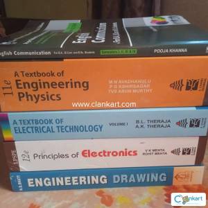 Btech First semester books set of 6 books