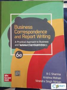 Buisness Correspondence and Report Writing by RC Sharma, Krishna Mohan