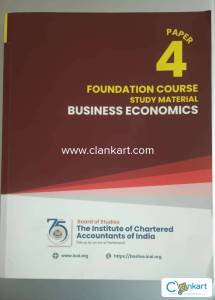 Business Economics Study Material for CA Foundation