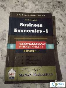 Business Economics - 1 (F.Y.B.M.S.,F.Y.B.A.F.,F.Y.B.F.M.,F.Y.B.B.I.))