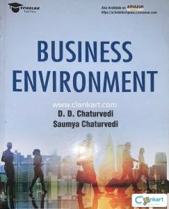Business Environment by DD Chaturvedi for BBA, BCOM