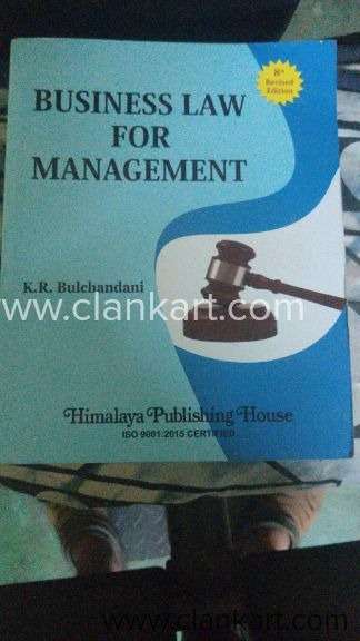 Business Law for Management - KR Bulchandani