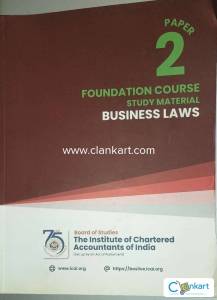 Business Law study Material for CA Foundation