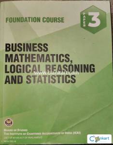 Business Mathematics, Logical Reasoning And Statistics