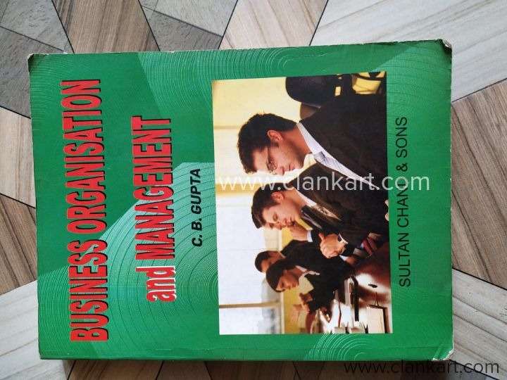 Business Organisation Management by CB Gupta price is NEGOTIABLE