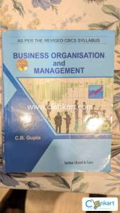Business Organisation and Management - CB Gupta (BBA Textbook)