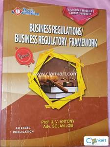 Business Regulations for B. Com/BBA III Semester