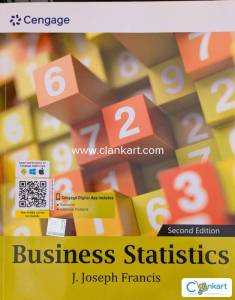 Business Statistics  J.Joseph Francis Cengage