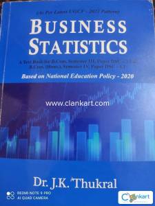 Business Statistics for BCom and Bcom (Hons)