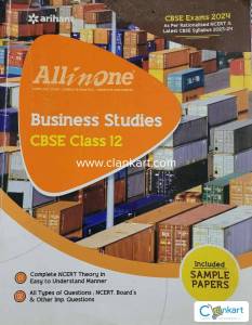 Business Studies All in One Class 12 CBSE with sample papers