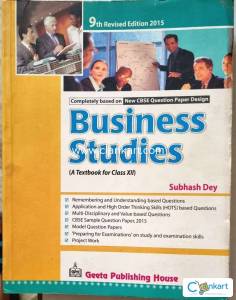 Business Studies class XII by Subhash Dey Geeta publishing house