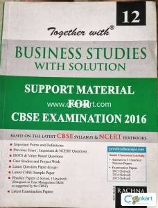 Business Studies for 12th, Together With, Rachna Sagar publication