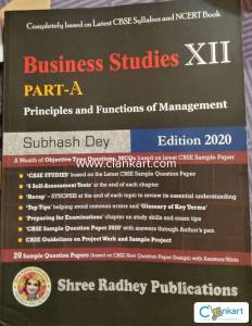 Business Studies for Class 12 (Part-A) Principles and Functions of Man