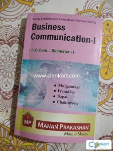 Business communication -1 , published by Manan prakashan.