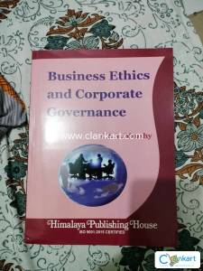 Business ethics and corporate governance