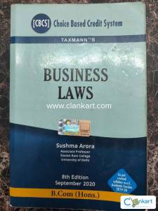 Business law book for Bcom