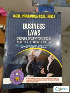 Business laws bcom program semester 1