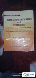 Business mathematics and statistics